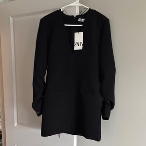 3 for $20✨Zara Elegant Black V-Neck Dress